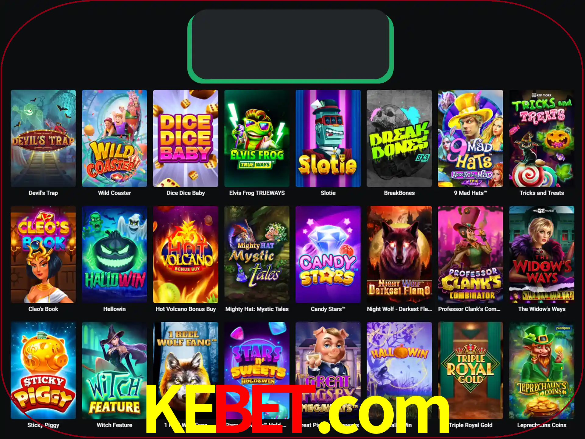 Procure por seus amados jogos de slot.