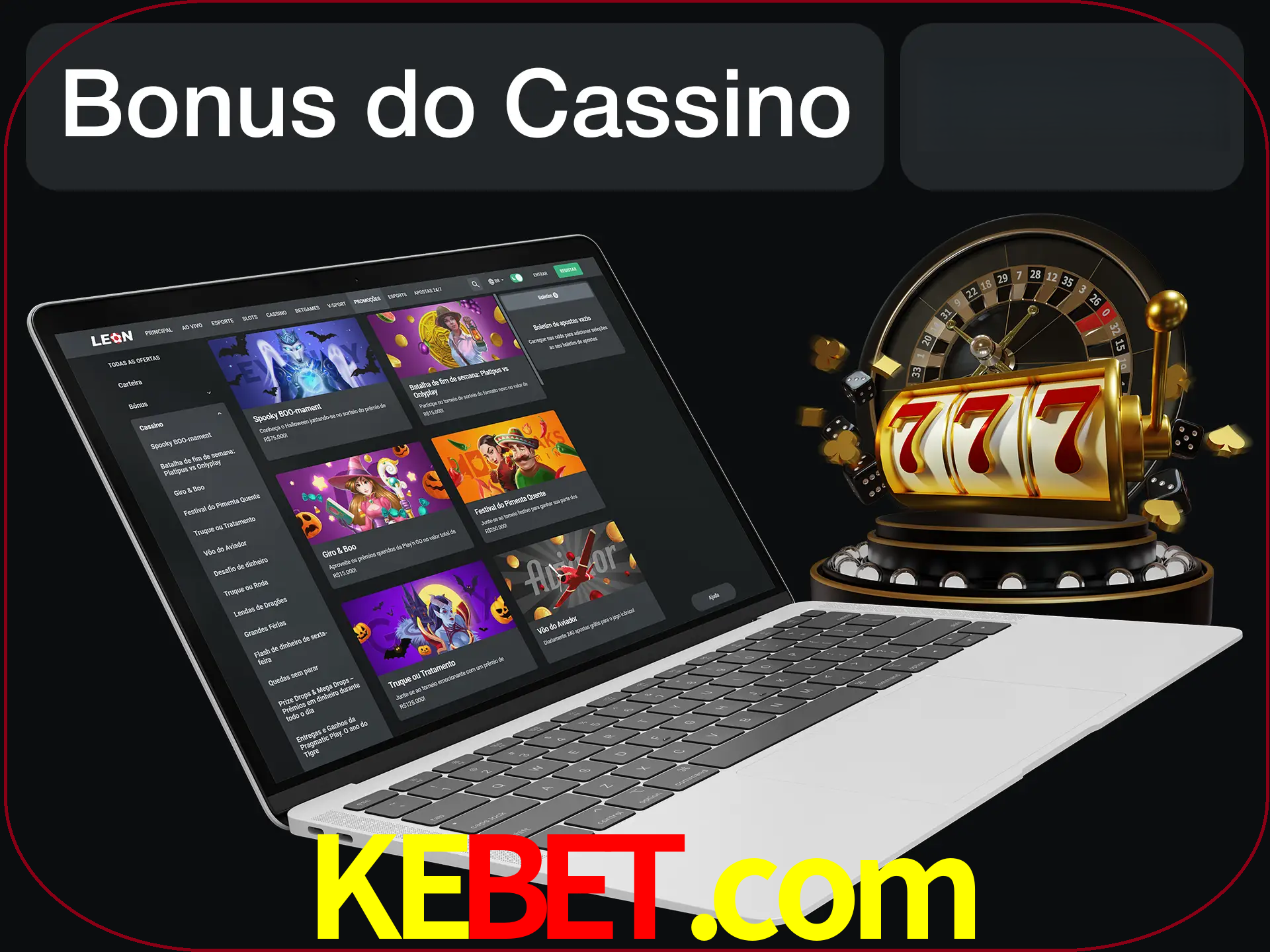 Use o bônus do cassino para começar melhor.